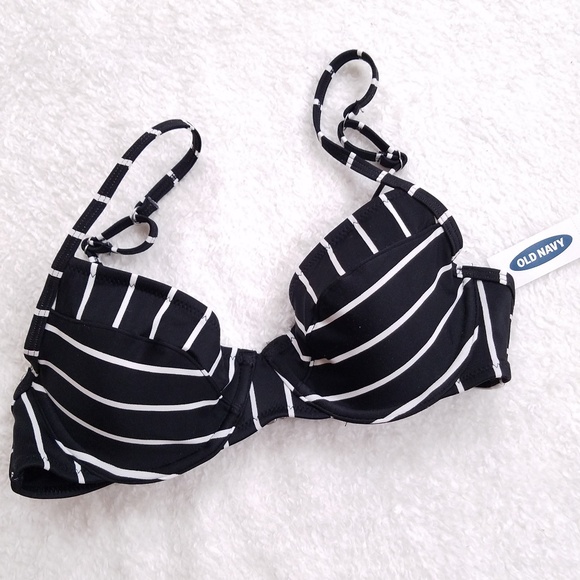 old navy black bikini top